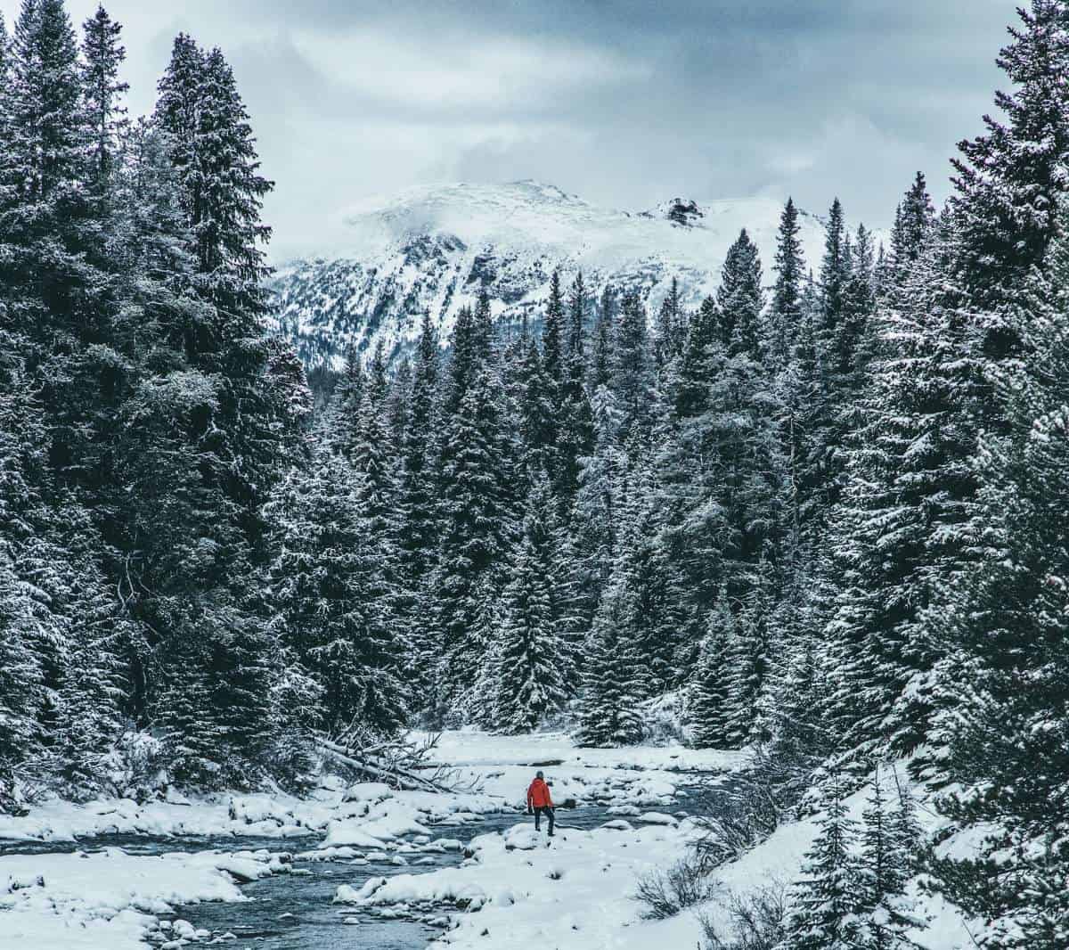 banff winter hiking