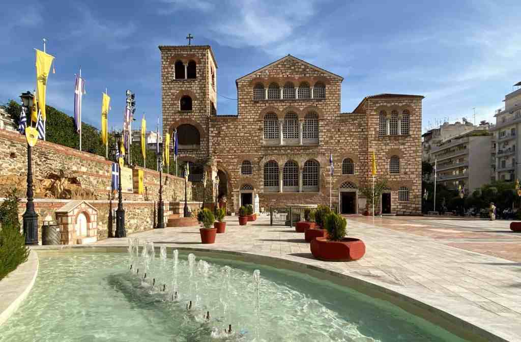 The Church of St. Dimitrios in Thessaloniki, Greece