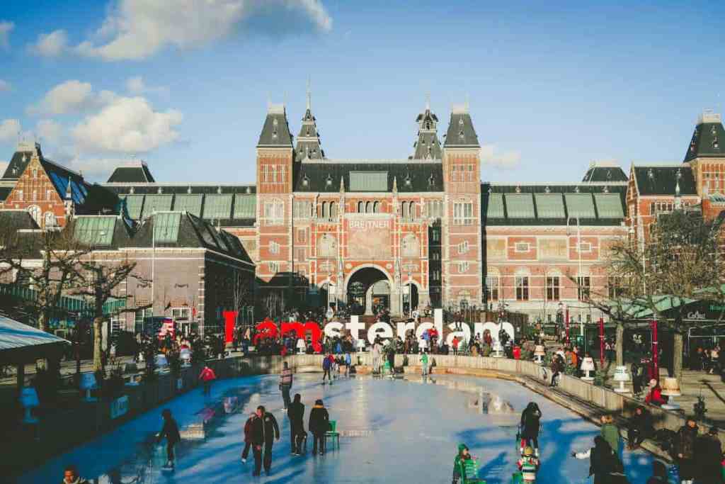 Rijksmuseum Amsterdam in winter