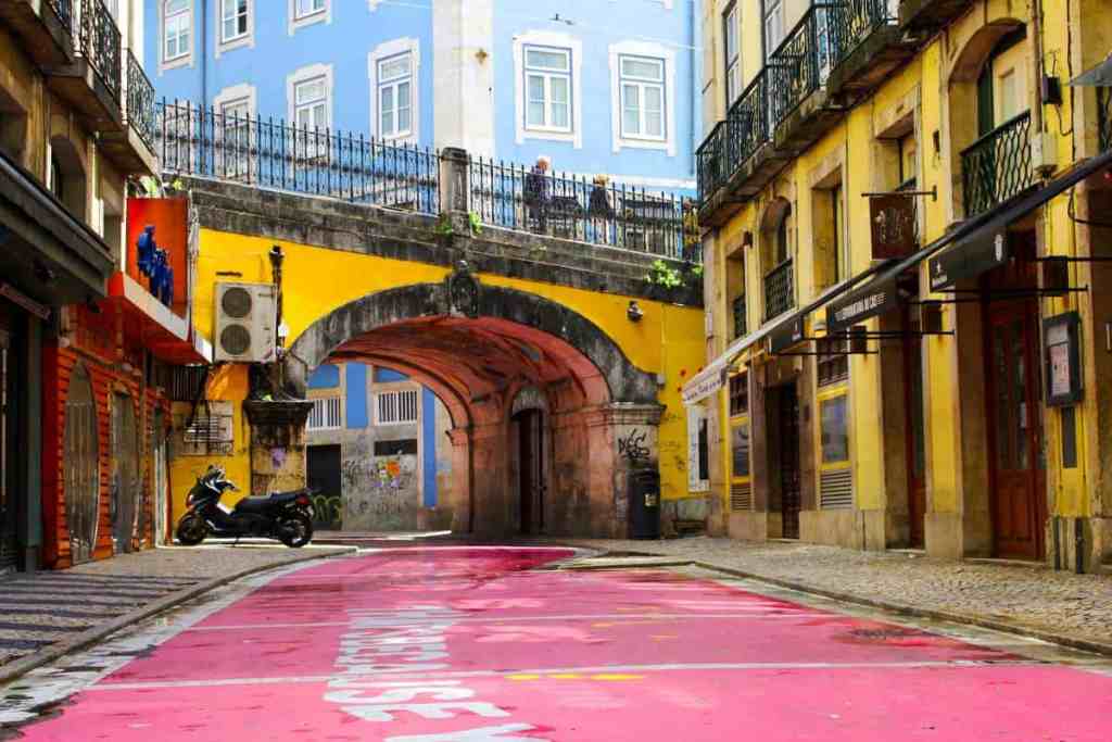 Lisbon Pink Street