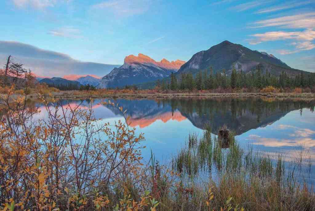 Vermilion Lakes in Banff
